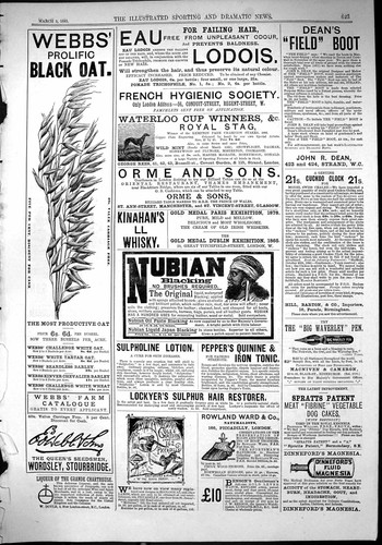 Old print 1883 - old, black