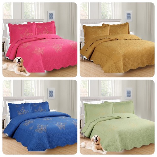 Nena 3pc heavy quilt set - heavy,