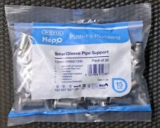 SmartSleeve Pipe Support 15mm HX60/15W Pack of 50 Push-Fit Hep2o Insert
