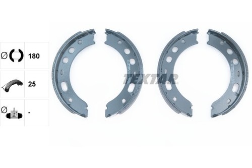 New brake shoe set - brake, parking