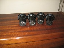 4x Vintage Bulgin 6 Pin Mains Socket Valve Hi-Fi , Power Amplifiers, PSUs etc.