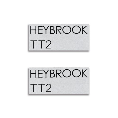 Heybrook tt2 turntable badge - heybrook,