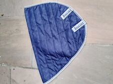 Bucas Stable Neck Cover Small/125cm Pony/Cob Size Excellent Condition Navy/Grey 
