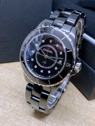 Chanel j12 h5701 33mm - chanel, black