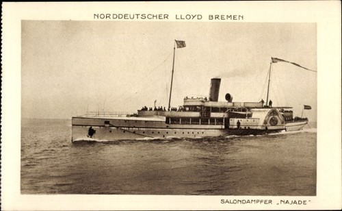 Postcard north german - german, lloyd