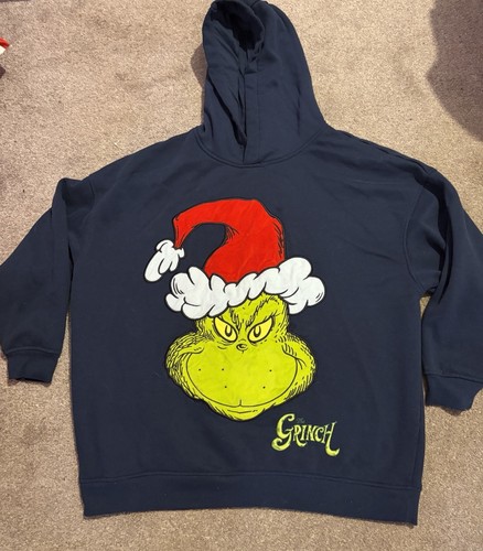 Navy grinch hoody size - grinch,
