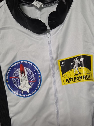 Men white astronaut costume - white,