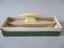 Vintage / Antique Art Deco Ivorine Nail Buffer Polisher Dressing Table Manicure