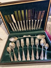 44 PIECE CANTEEN OF SHEFFIELD A1 SILVER PLATED CUTLERY