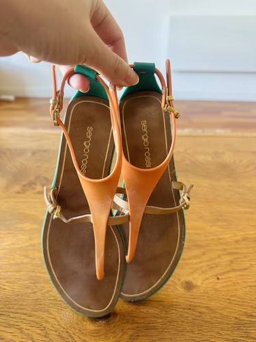 Sergio rossi rubbed flat - flat,