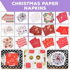 Xmas Napkins Recyclable 2-Ply