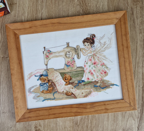 Completed cross stitch - completed,
