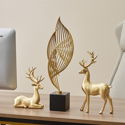 Elk deer statues - elk,
