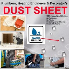 Cotton Dust Sheet**Water