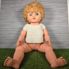 Vintage 1960s Baby Doll - Life Size 22 inch Unmarked - Vintage -See Description 