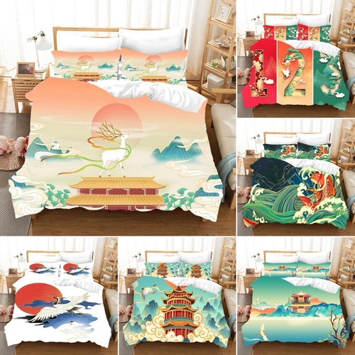 Chinese style bedding set - bedding, 3pcs