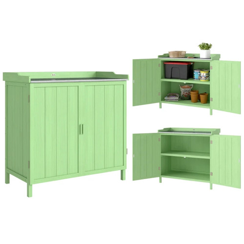 Garden storage cabinet potting - storage,