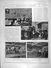 Original Old Antique Print