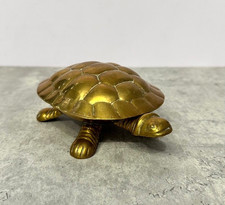 Vintage Solid Brass Tortoise