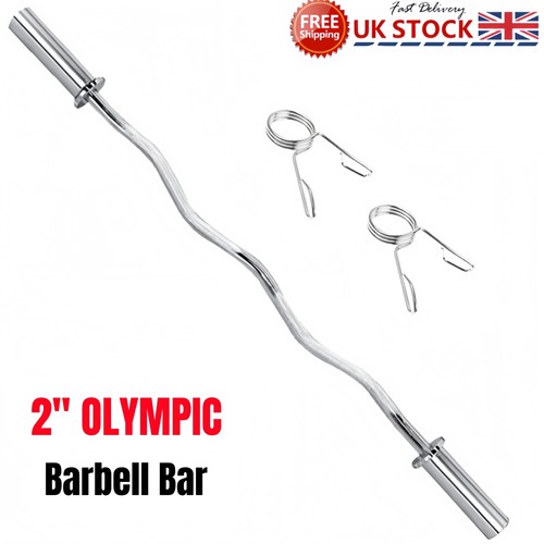 4ft olympic barbell ez curl - 4ft,