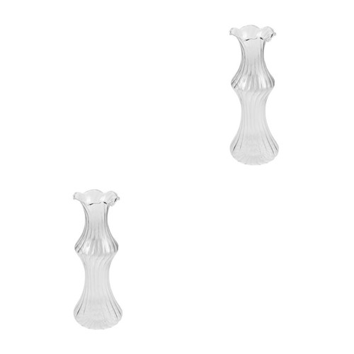 2pcs glass flower - 2pcs, vase