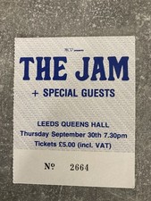 THE JAM QUEENS HALL LEEDS GIG