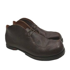 Cydwoq Inflate Mens Ankle Boots Brown Leather Chevron Rubber Soles 42.5 US 9