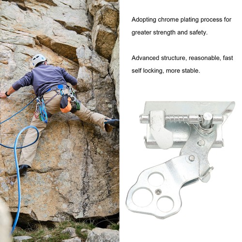 Self locking rope grab with - locking,