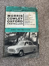 Morris Cowley Oxford Traveller 1954-1960 Motor Manual