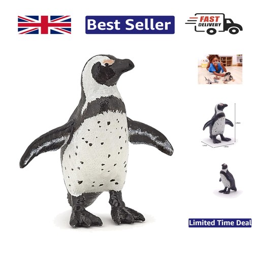 Hand painted penguin figurine - penguin,
