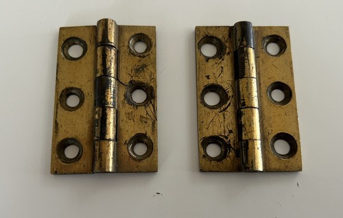 Early antique pair brass - antique, of