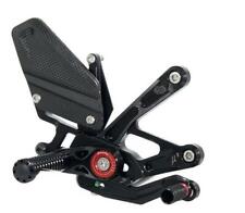 Yamaha YZF R1 R1M 2020 Gilles MUE2 Black/Red Adjustable Rearsets Footrests