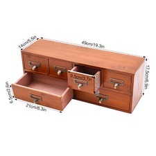 6 Drawers Desktop Dresser