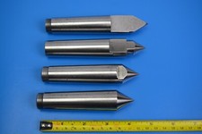 Lathe Dead Center Centre Standard Point / Half x 4. Morse Taper 3. MT3.