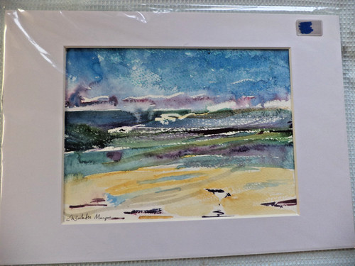 Landscape watercolor painting - landscape,