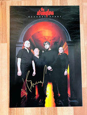 THE STRANGLERS -AUTOGRAPHED BY JET BLACK - A3 POSTER -DECADES APART 2010