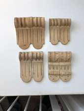 4 Pairs of carved wood