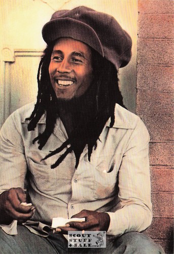 Bob marley postcard - bob,