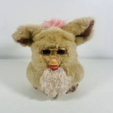 Vintage Tiger Furby 2005 Beige Fur Pink Hair Not Working, Parts