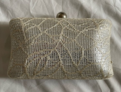 Wedding clutch bag cream - wedding,