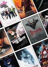 90s Movie Posters A-F ready to frame - (A5-A0) - Gloss or Satin Photo paper