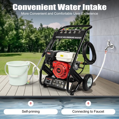 5hp petrol pressure washer - 7.5hp,