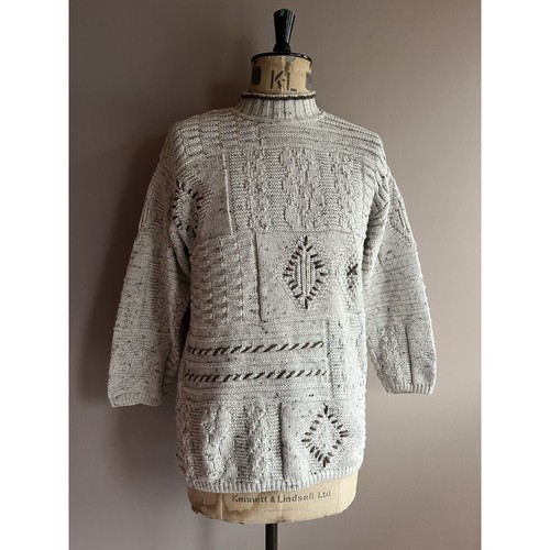 Vintage aran jumper men size - jumper, men's