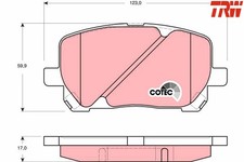 FRONT BRAKE PAD SET GDB3315