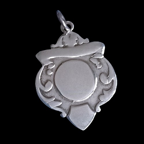 Antique silver albert fob - albert,