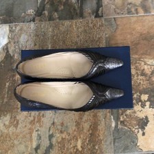 Lotus Size 5.5 Marisela Pewtersnake /Mesh  Stiletto 2Inch Shoes £40