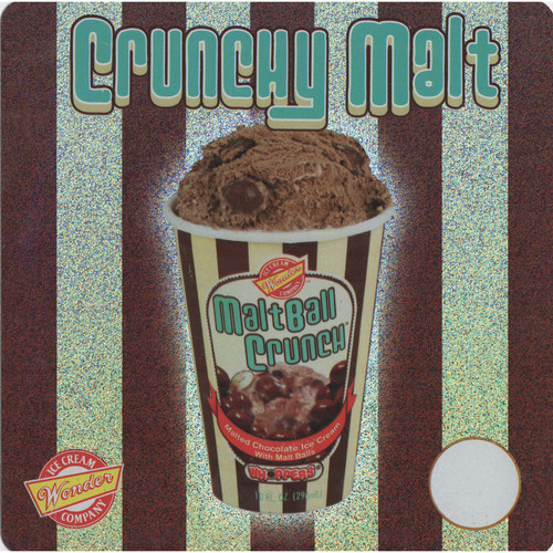 Malt ball crunch cup decal - cup,