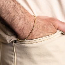 Men's 14K Solid Yellow Gold