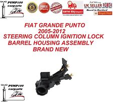 FOR FIAT GRANDE PUNTO 05-12  STEERING LOCK BARREL IGNITION  ASSEMBLY HOUSING NEW