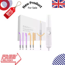 Darsonval High Frequency Facial Machine-6 Neon & Argon Wands for Wrinkles & Acne